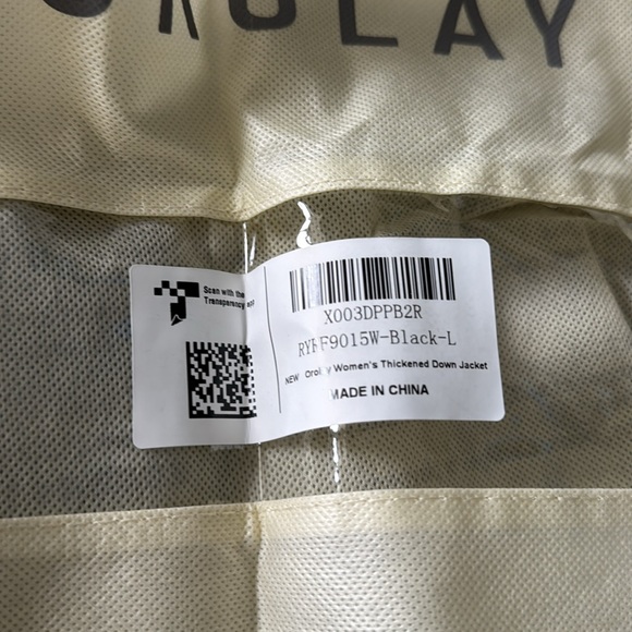 OROLAY Black quilted Jacket Weather-Resistant Insulated - Picture 4 of 5